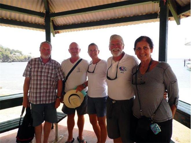 First crews ashore in Christmas Island © World Cruising Club http://www.worldcruising.com